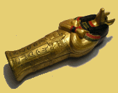 Anubis Coffin - Golden Finish