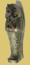 Tutankhamun Coffin With A Wrapped Mummy